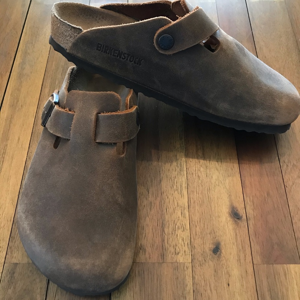 Boston oiled leather clogs